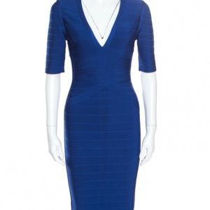 MICHELE BOHBOT, CERULEAN DRESS.          SIZE: 14